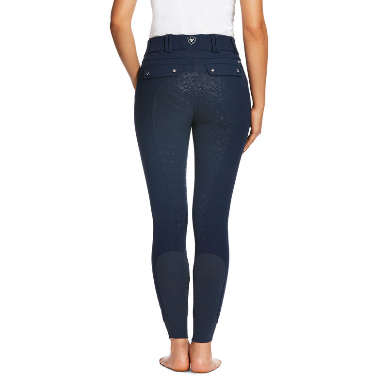 Ariat English: Tri Factor Grip Full Seat Breech Leggings Mujer - Azul Marino (GWRUY8374)